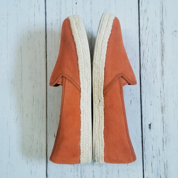 Clarks Orange Slip On Loafers - Picture 2 of 8